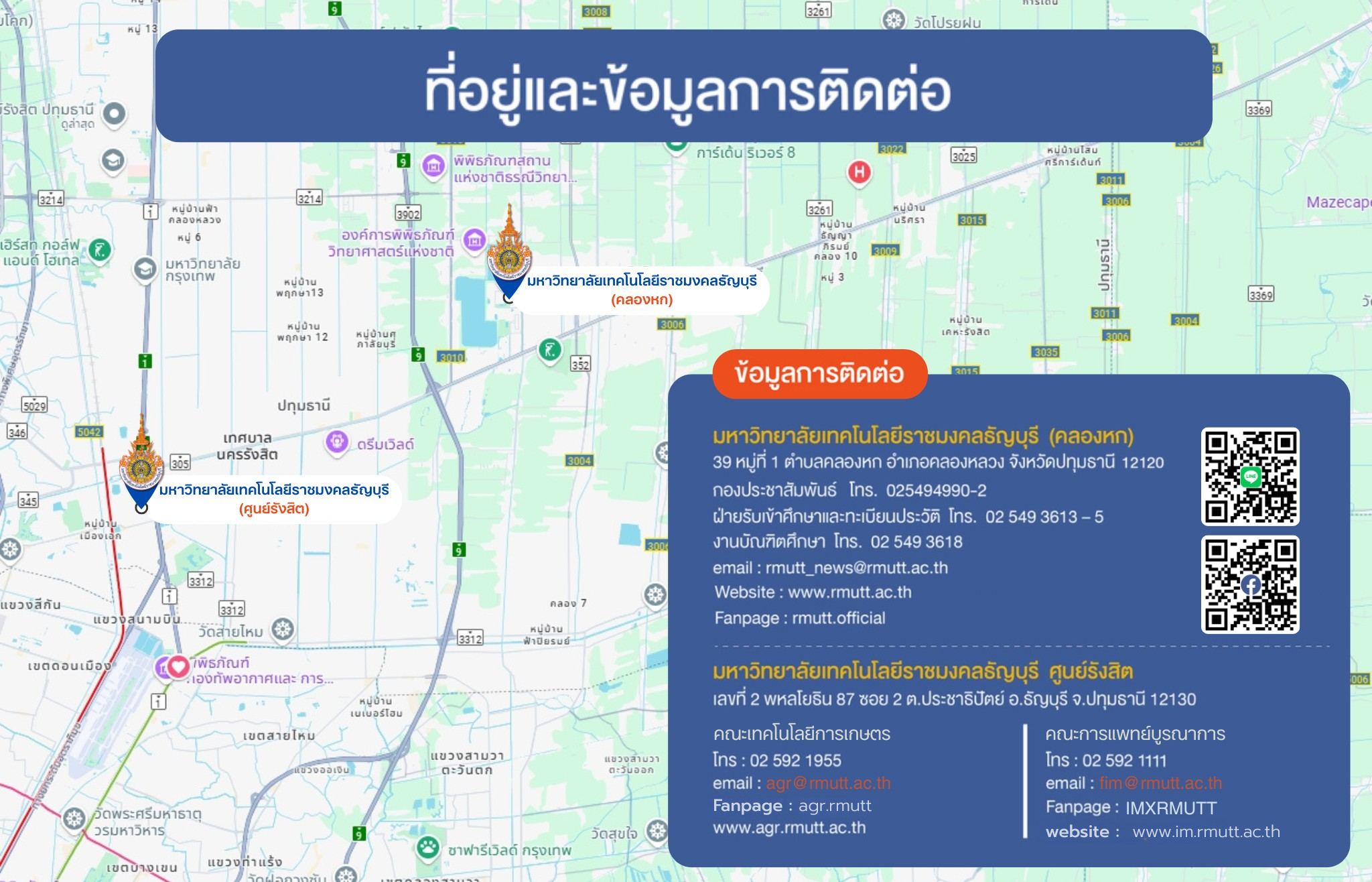 Locations and Contact Information-TH